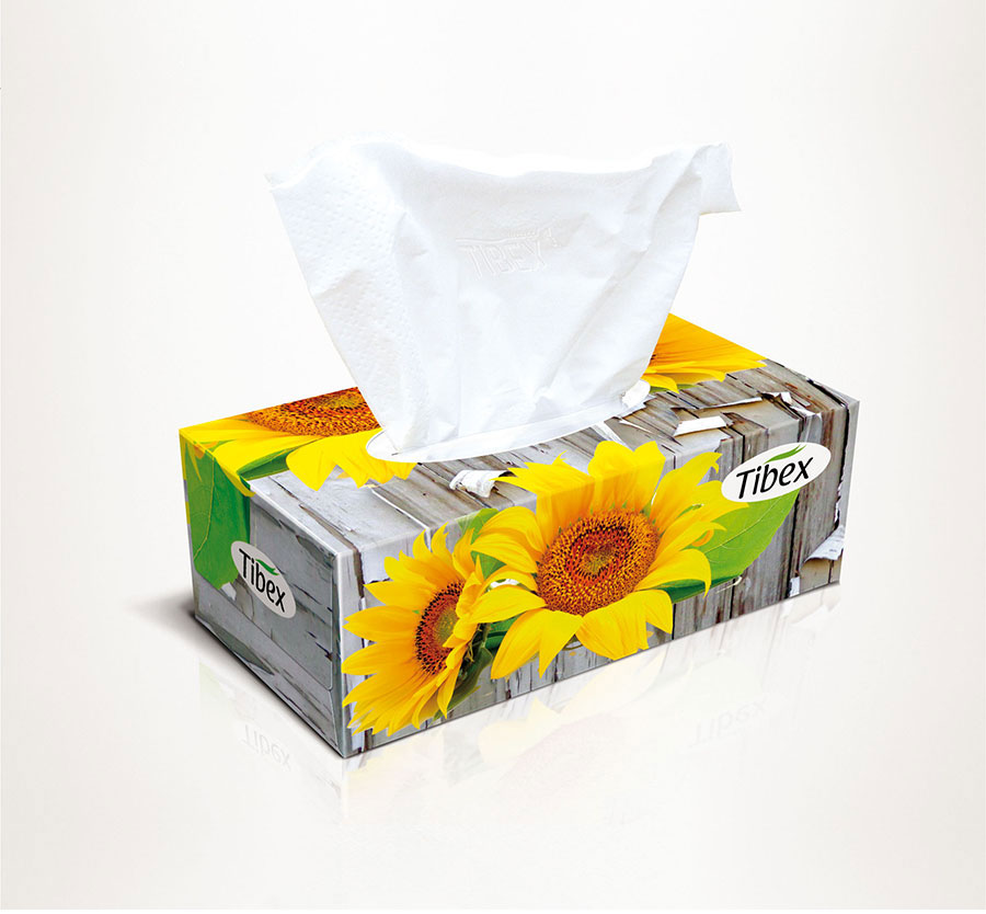 tissue box 27 , facial tissues 27