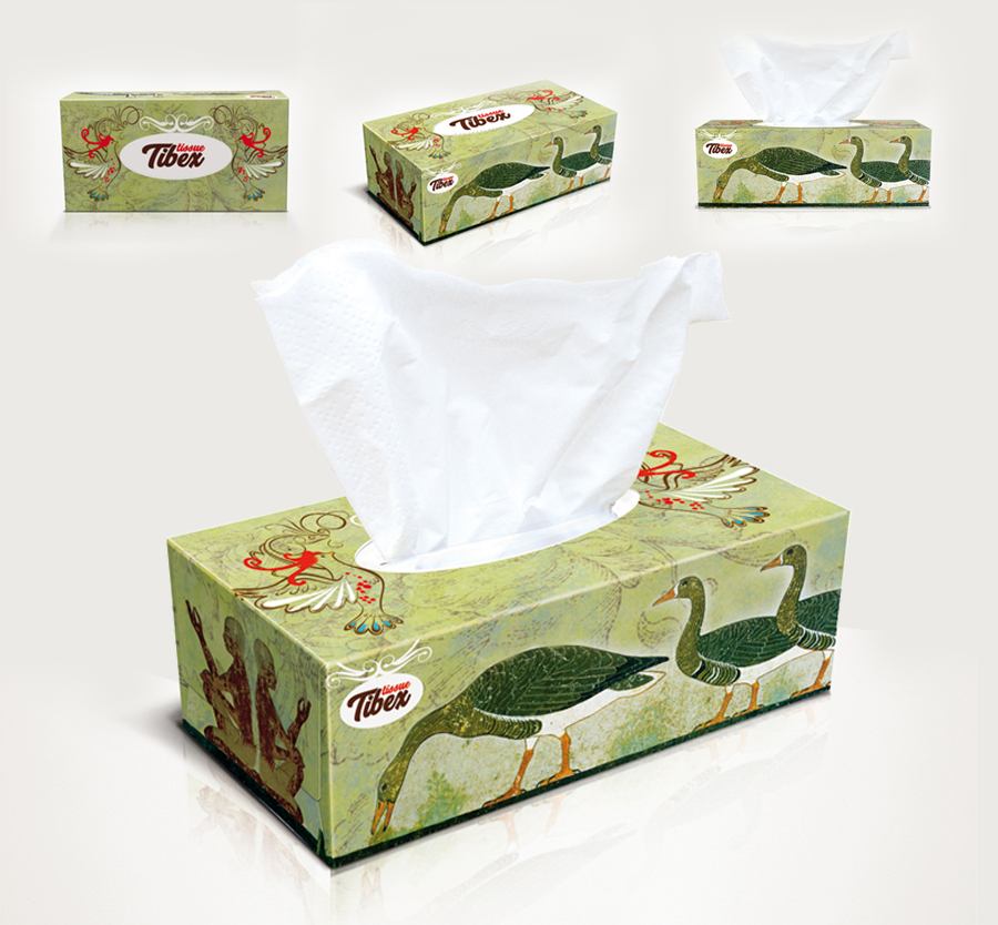 swan tibex tissue box design ni39